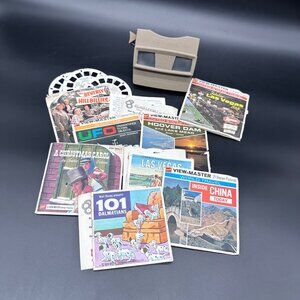 Vintage View Master 10 Reel Packets Retro Kids Toy 101 Dalmatians UFO Las Vegas